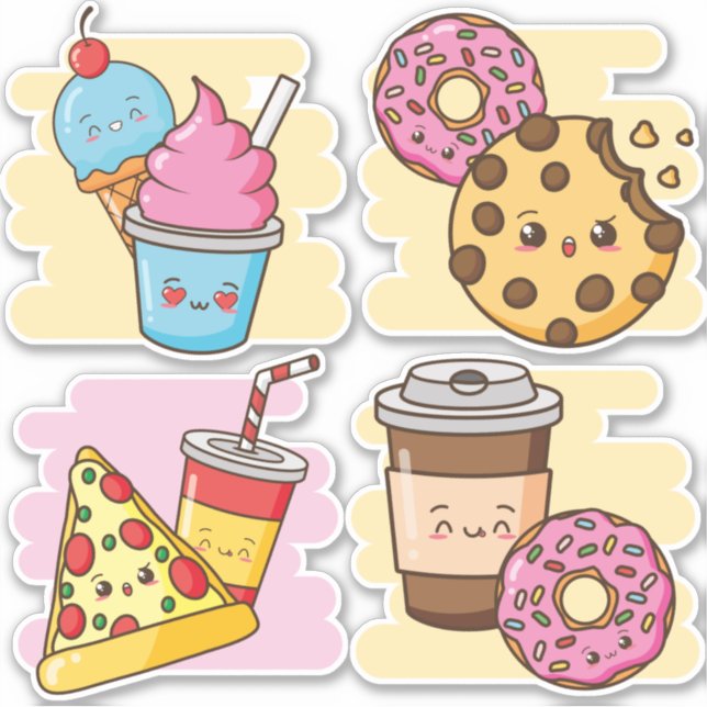 Cute Food Sticker (Front)