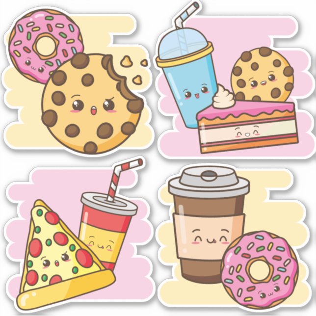 Cute Food Sticker (Front)