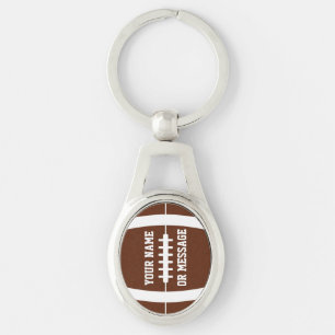 Cute Football Personalized Keychain