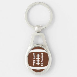 Cute Football Personalized Keychain