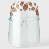 Cute Football Sports Face Shield (Front)