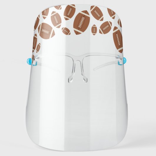 Cute Football Sports Face Shield (Front)