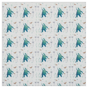  cute forest animal  fabric