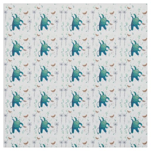  cute forest animal  fabric
