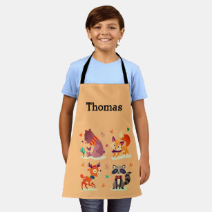 Cute Forest Animals Apron