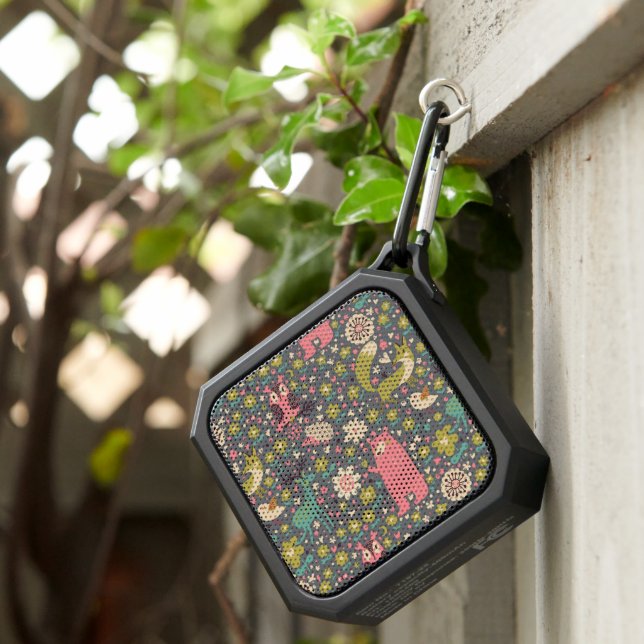 Cute Forest Animals Pattern Bluetooth Speaker (Inisitu)