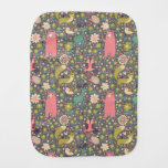 Cute Forest Animals Pattern Burp Cloth