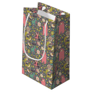 Cute Forest Animals Pattern Small Gift Bag