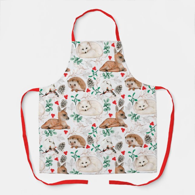 Cute Forest Critters Apron (Front)