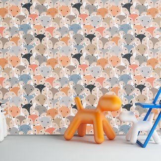 Cute Forest Fox Baby Nursery Decor