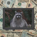 Cute Forest Raccoon Wildlife Photo Trifold Wallet<br><div class="desc">Secure money and credit cards with this wallet that features the photo image of a cute forest Raccoon posing for the camera. Select your wallet color.</div>
