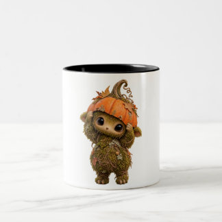Cute Forest Sprite Pumpkin Mug