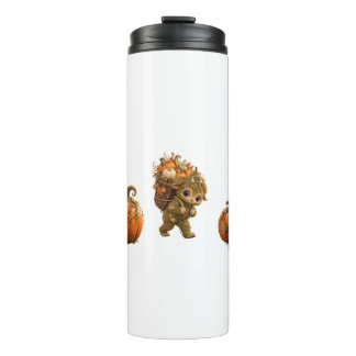 Cute Forest Sprite Pumpkin Tumbler