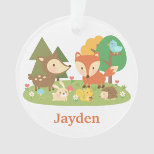 Cute Forest Woodland Animal Kids Room Decor Ornament