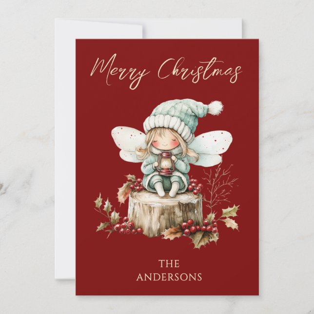 Cute Forestcore Holiday Fairy Holiday  (Front)