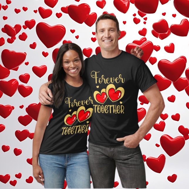 Cute forever together Newly Wed couple  T-Shirt (Creator Uploaded)