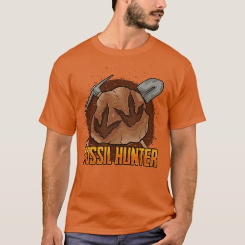 Cute Fossil Hunter Paleontology Dinosaur Obsessed T_Shirt