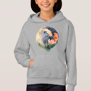 cute fox animal lovers hoodie
