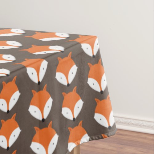 Cute Fox Animal Tablecloth