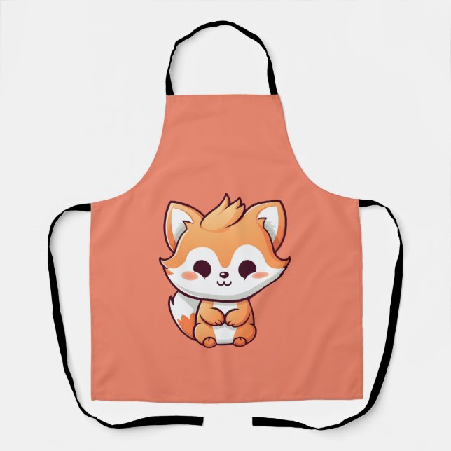 Cute Fox Apron (Front)