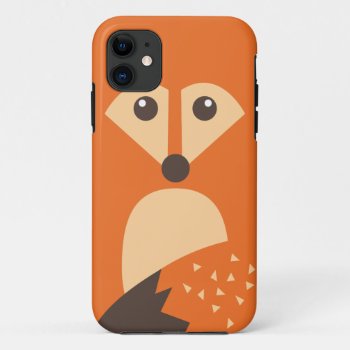 Cute Fox Character Iphone 5/5s Case by thespottedowl at Zazzle