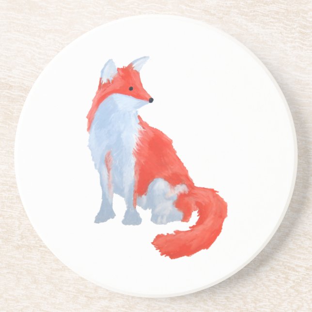 Cute Fox Coaster (Front)