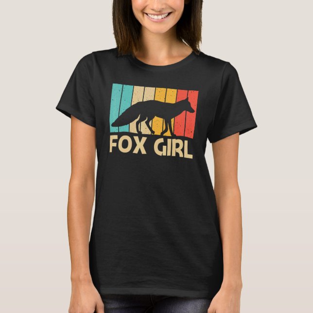 Cute Fox For Girls Kids Fennec Fox   Arctic Forest T-Shirt (Front)
