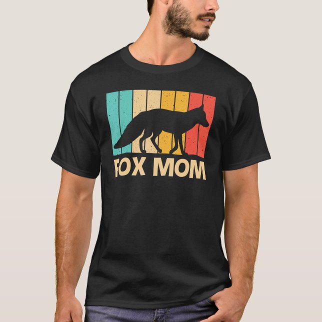 Cute Fox For Mom Mother Fennec Fox   Arctic Forest T-Shirt (Front)