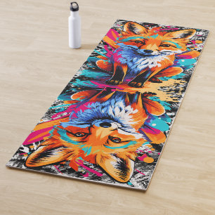 Cute Fox - Fox Yoga Mats