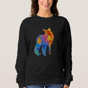 Cute Fox  Graphic  Fox Animal Graphic Sweatshirt