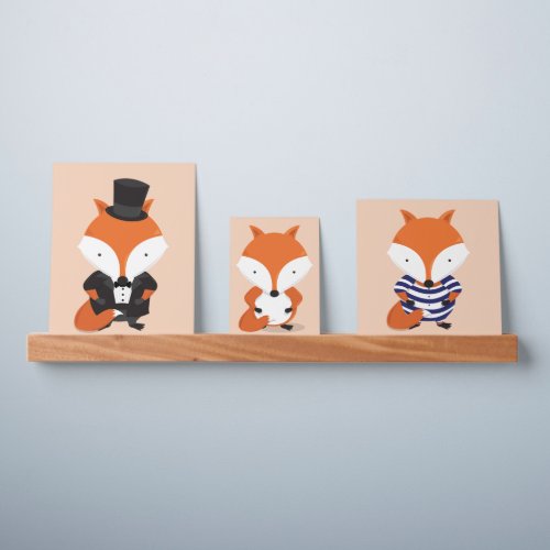 Cute Fox Illustrations Picture Ledge
