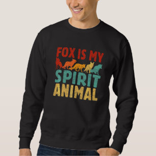 Cute Fox Is My Spirit Animal  For Men Women Furry  Sweatshirt