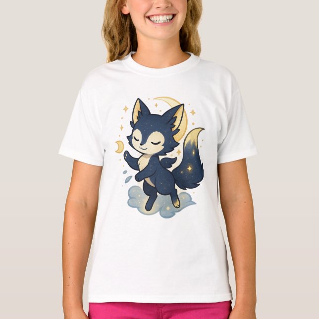 【Cute Fox Kids T-Shirt】 T-Shirt (Front)