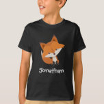 Cute Fox Kid&#39;s T Shirts at Zazzle