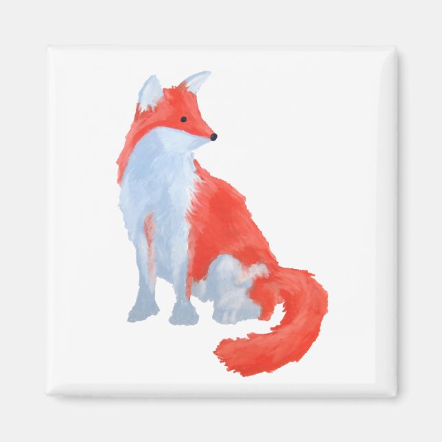 Cute Fox Magnet (Front)