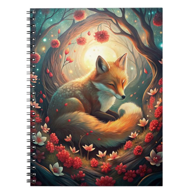 Cute Fox Notebook (Front)