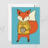 Cute Fox postcard | Zazzle
