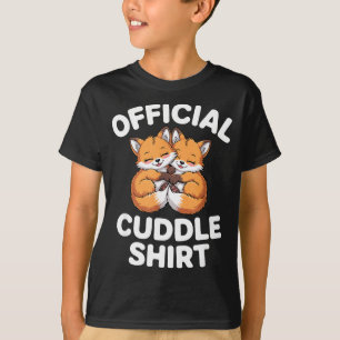 Cute Fox Snuggle Couple This Is My Cuddle T-Shirt