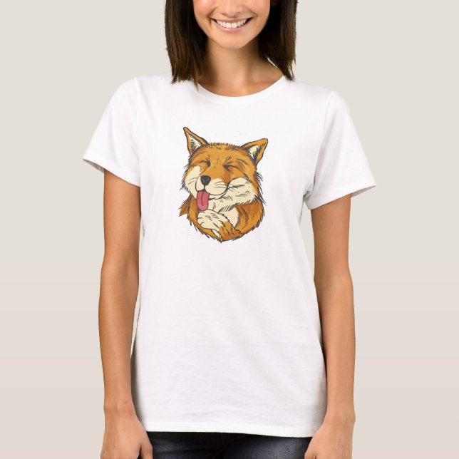 cute fox T-Shirt (Front)