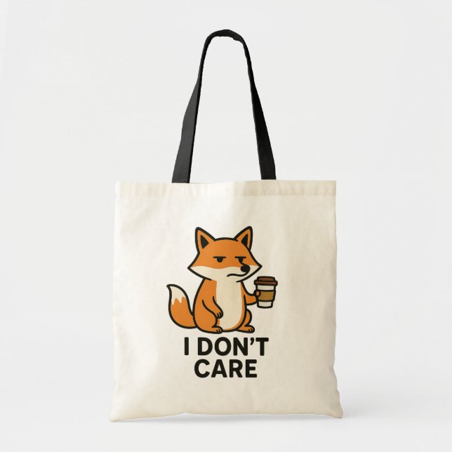 Cute Fox Tote Bag (Front)