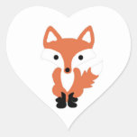 Cute Fox Woodland Animal Stickers at Zazzle