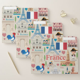 Cute France Icons File Folder