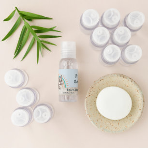 Cute French bulldog back to school rainbow Hand Sanitizer