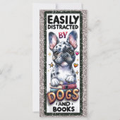 Cute French Bulldog Bookmarker (Back)
