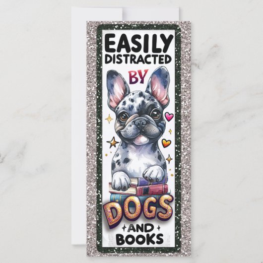 Cute French Bulldog Bookmarker (Front)