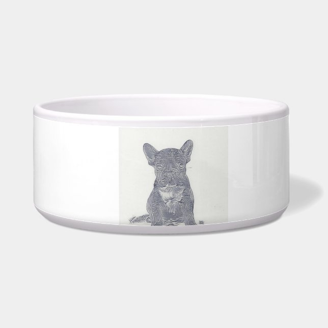 Cute French Bulldog  Bowl (Right)