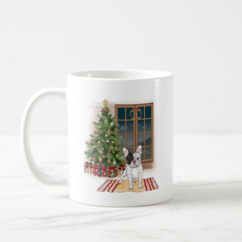 Cute French Bulldog Christmas Mug