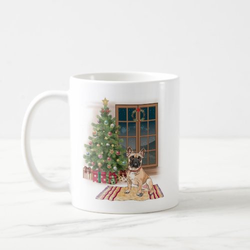 Cute French Bulldog Christmas Mug