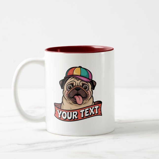 Cute French Bulldog Coffee Mug (Left)