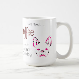 Cute French Bulldog Colorful Dog Lover Coffee Mug
